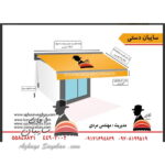 سایبان بازویی دستی