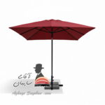 سایبان چتری پایه وسط مربعی