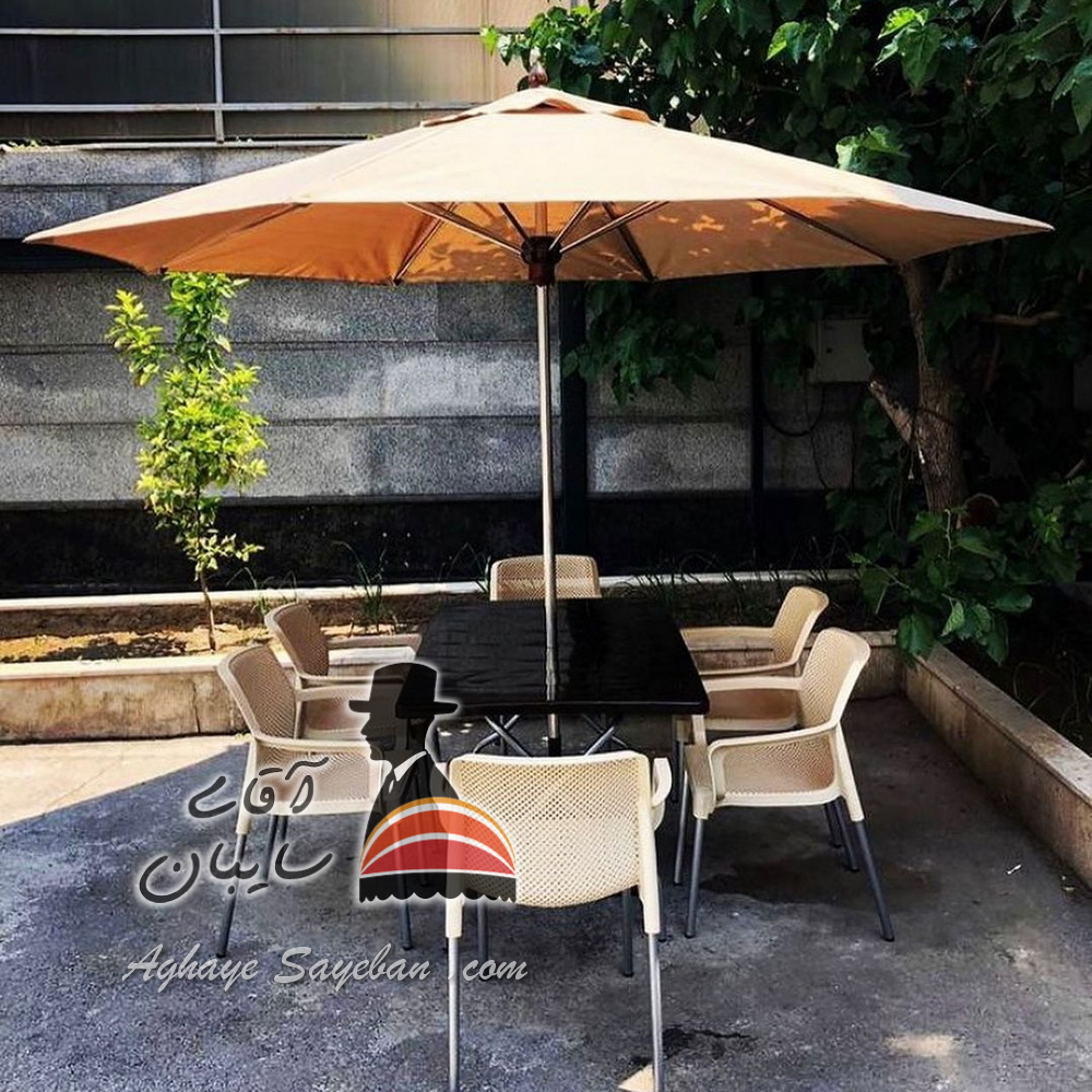 سایبان چتری پایه وسط هشت ضلعی (1)