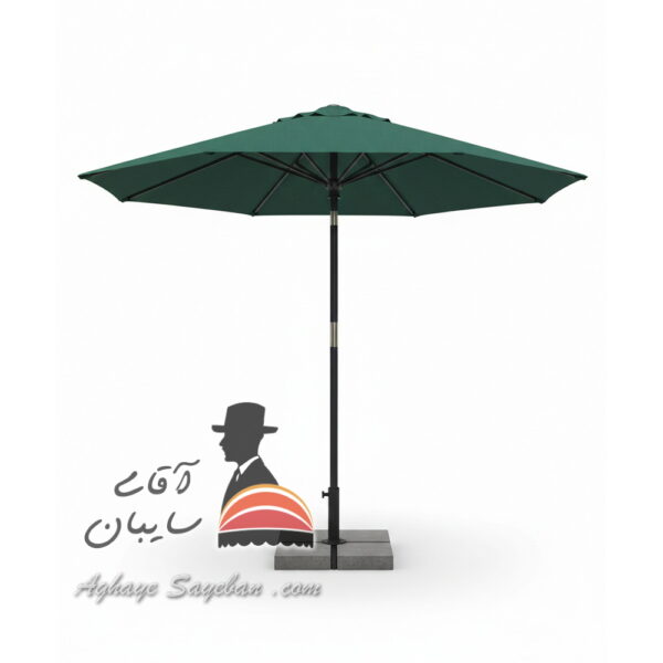 سایبان چتری پایه وسط هشت ضلعی